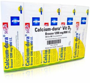 Calcium Dura Vit D3 Brause 1200 mg 800 I.E. 50 Brausetabletten