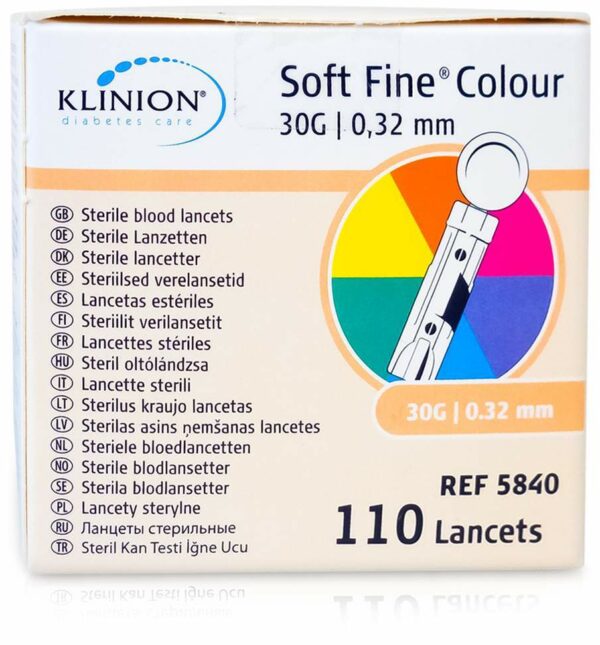 Klinion Soft Fine Colour 110 Lanzetten 30g