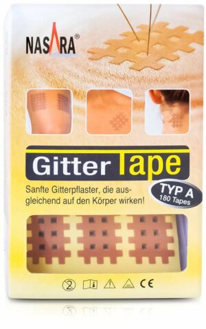 Nasara Gitter Tape Type A 22 X 27 mm 20 X 9 180 Pflaster