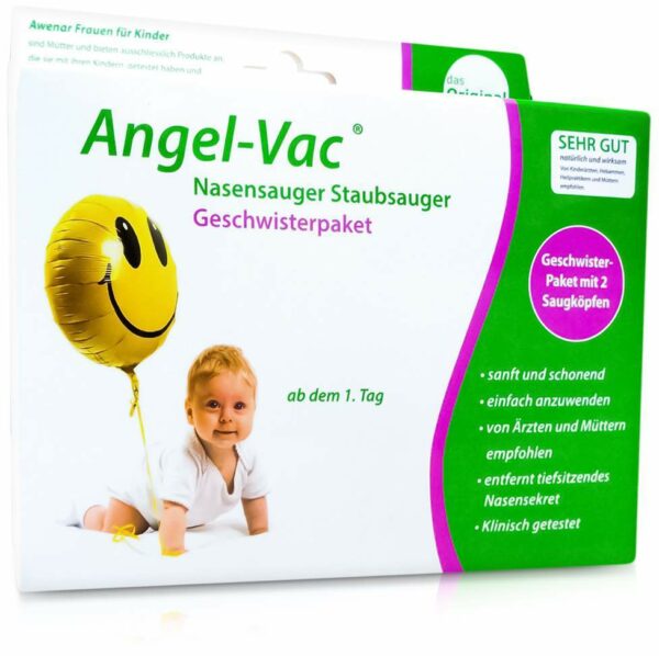 Angel Vac Nasensauger Geschwister Paket