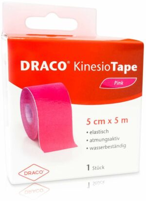 Draco Kinesiotape 5 cm X 5 M Pink