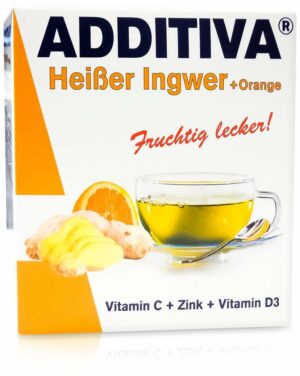 Additiva Heißer Ingwer + Orange 120 G Pulver