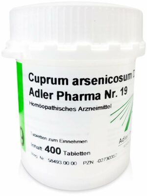 Biochemie Adler 19 Cuprum Arsenicosum D12 400 Tabletten
