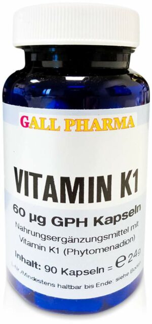 Vitamin K1 60 µg Gph Kapseln 90 Kapseln