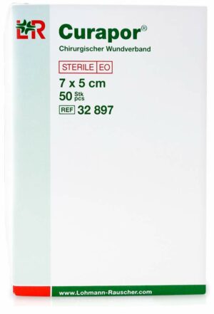 Curapor Wundverband Steril Chirurgisch 5x7 cm 50 Pflaster