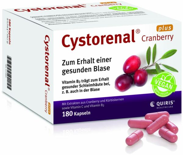 Cystorenal Plus Cranberry 180 Kapseln