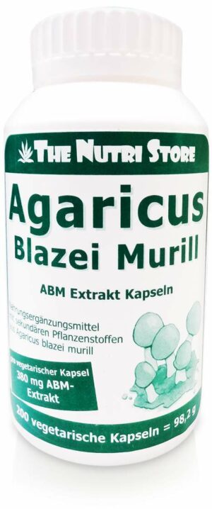 Agaricus Blazei Murill Extrakt Vegetarische Kapseln