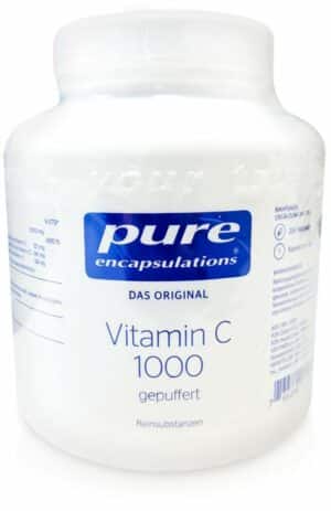 Pure Encapsulations Vitamin C 1000 Gepuffert 250 Kapseln