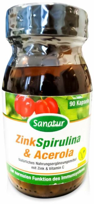 Zinkspirulina und Acerola 90 Kapseln