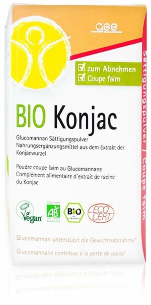 Bio Konjac Glucomannan Sättigungspulver 135 G