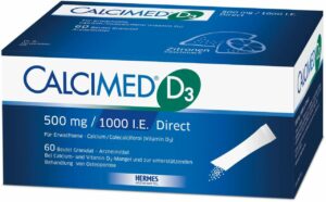 Calcimed D3 500 mg - 1000 I.E. Direct Granulat 60 Beutel