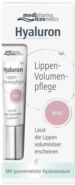 Hyaluron Lippen-Volumenpflege Balsam Rose 7 ml