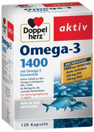 Doppelherz Omega3 1.400 120 Kapseln