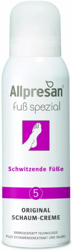 Allpresan Fuß Spezial Schwitzende Füße Nr. 5 125 ml Schaum