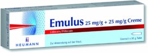 Emulus 25 mg je g plus 25 mg je g Creme 30 g