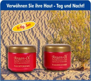 Bio-Vital Pflegeset Argan-Öl Tag- und Nachtcreme