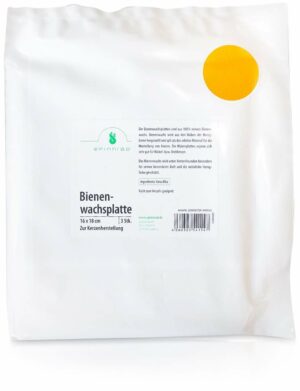 Bienenwachsplatten 3 Stück