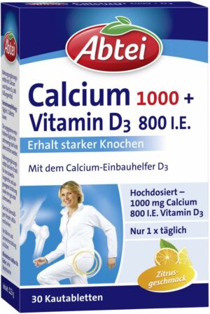 Abtei Osteo Vital Citrus 30 Kautabletten