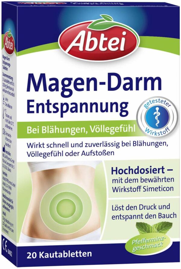 Abtei Magen Darm Entspannung 20 Kautabletten