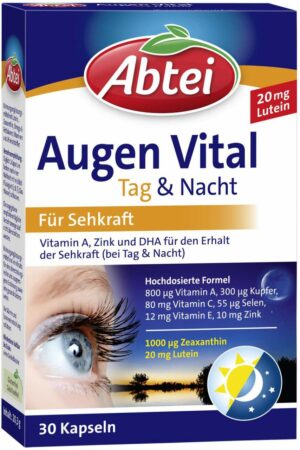 Abtei Augen Vital Tag & Nacht 30 Kapseln