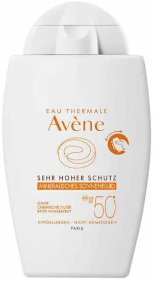 Avene Mineralisches Sonnenfluid SPF50+ ungetönt 40 ml Emulsion