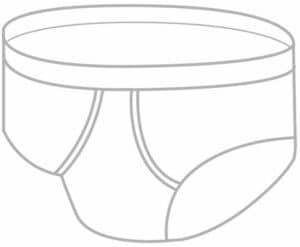 Damen Inkontinenz Slip Größe 42-44