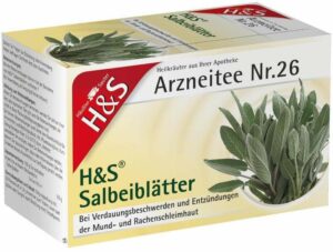 H&S Salbeiblätter Tee 20 Filterbeutel
