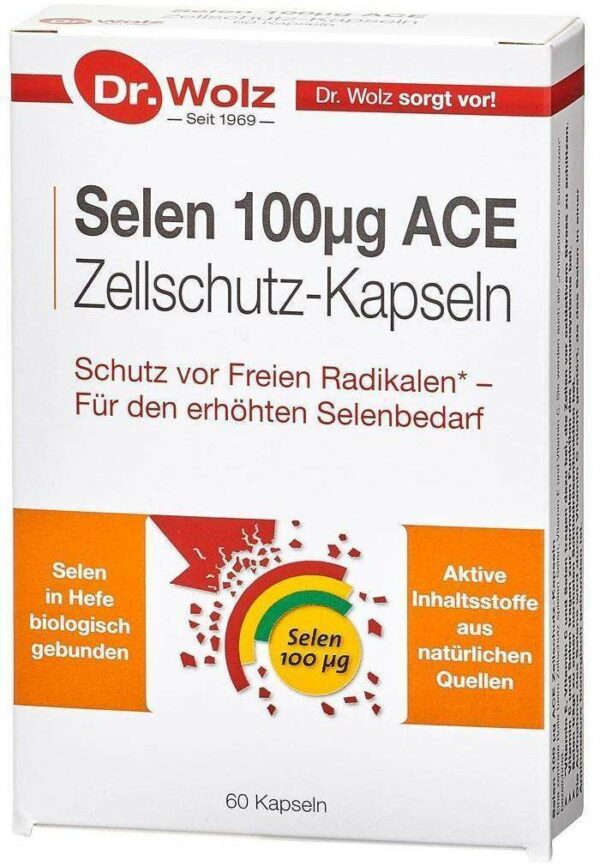 Selen Ace 100 µg 60 Tage 60 Kapseln