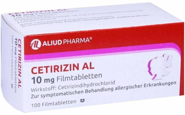 Cetirizin Al 10 mg 100 Filmtabletten