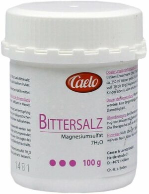 Caelo Bittersalz (magnesiumsulfat) Hv Packung 100 G