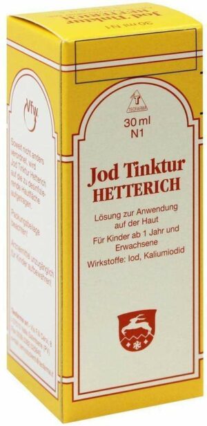 Jodtinktur Hetterich 30 ml Lösung