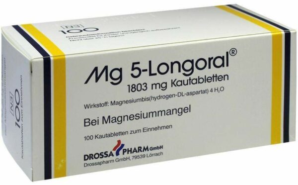 Mg 5 Longoral 100 Kautabletten