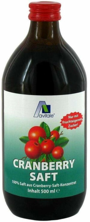 Cranberry-Saft 100% Frucht 500 ml