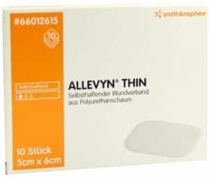 Allevyn Thin 5x6cm Dünne Wundauflage