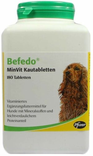 Befedo Minvit Kautabletten Für Hunde 180  Kautabletten