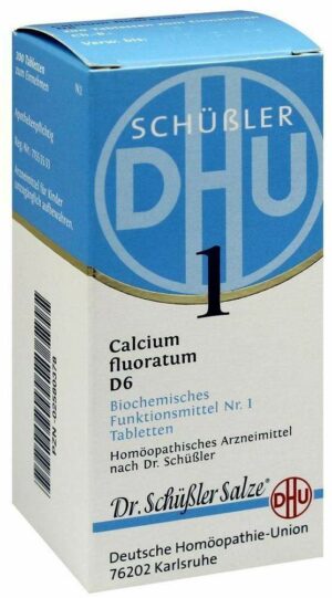 Biochemie Dhu 1 Calcium Fluoratum D6 Tabletten 200 Tabletten