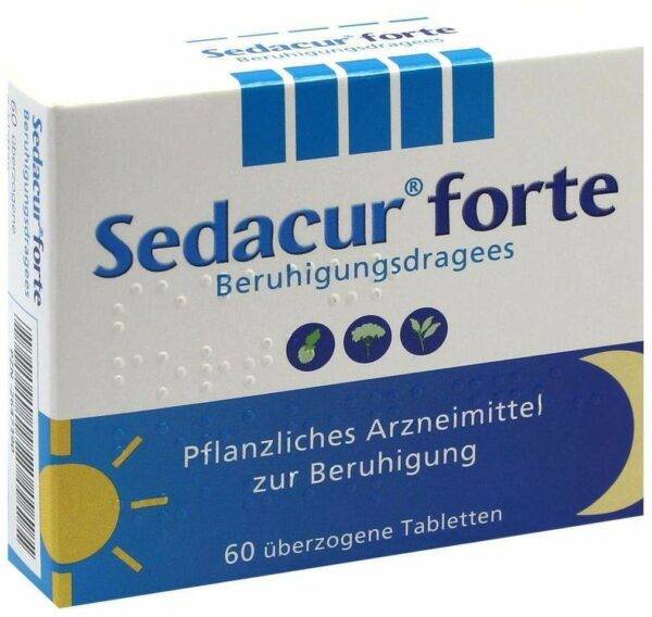 Sedacur Forte Beruhigungsdragees 60 Stück