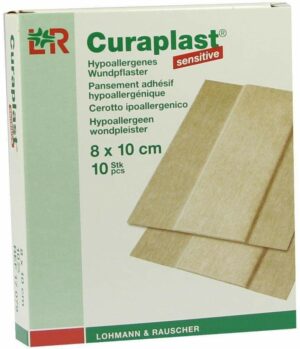 Curaplast Sensitive Wundschnellverband 8 X 10 cm 10 Pflaster