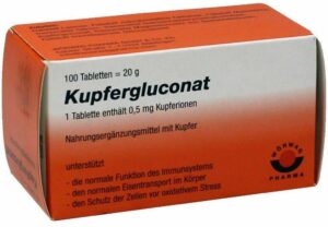Kupfergluconat 100 Tabletten