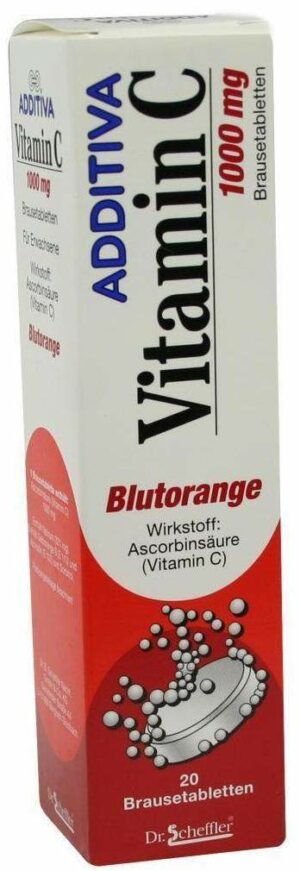 Additiva Vitamin C Blutorange 20 Brausetabletten