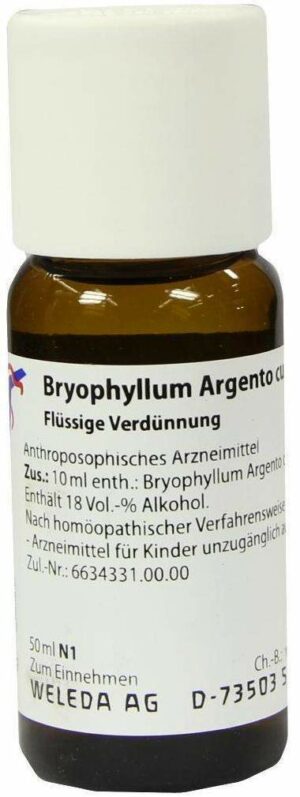 Weleda Bryophyllum Argento Cultum D3