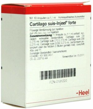 Cartilago Suis Injeel Forte Ampullen 10 Ampullen