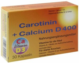 Carotinin + Calcium D 400 30 Kapseln