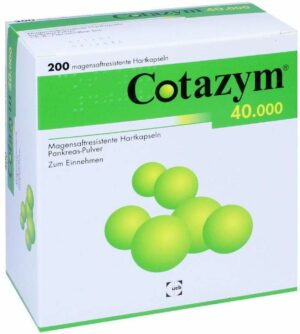 Cotazym 40.000 Pellets Magensaftresistente Kapseln