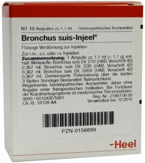 Bronchus Suis-Injeel N1 10 Ampullen zu 1