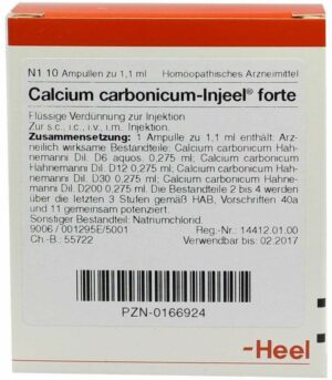 Calcium Carbonicum Injeele Forte 1