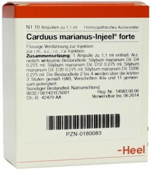 Carduus Marianus Injeele Forte 1