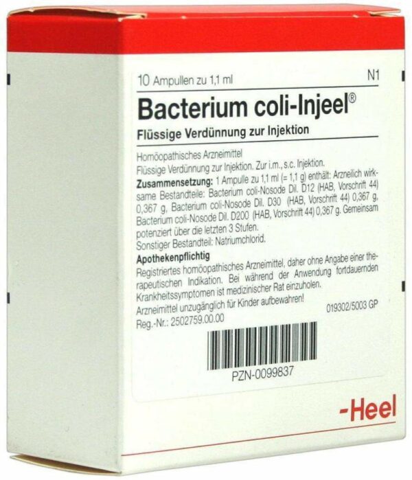 Bacterium Coli Nosoden Injeele 1