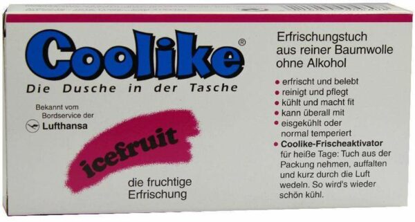 Coolike Erfrischungstücher Icefruit 5 Tücher