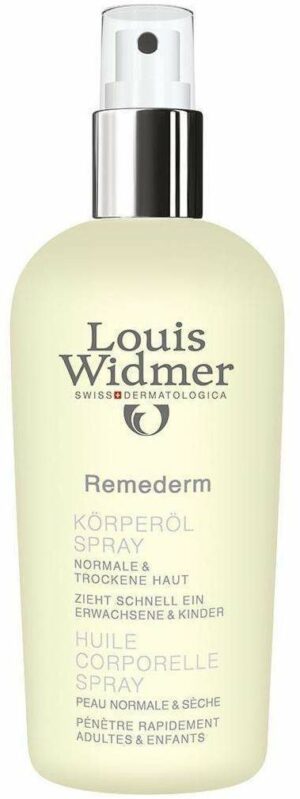 Widmer Remederm Körperöl Spray Leicht Parmümiert